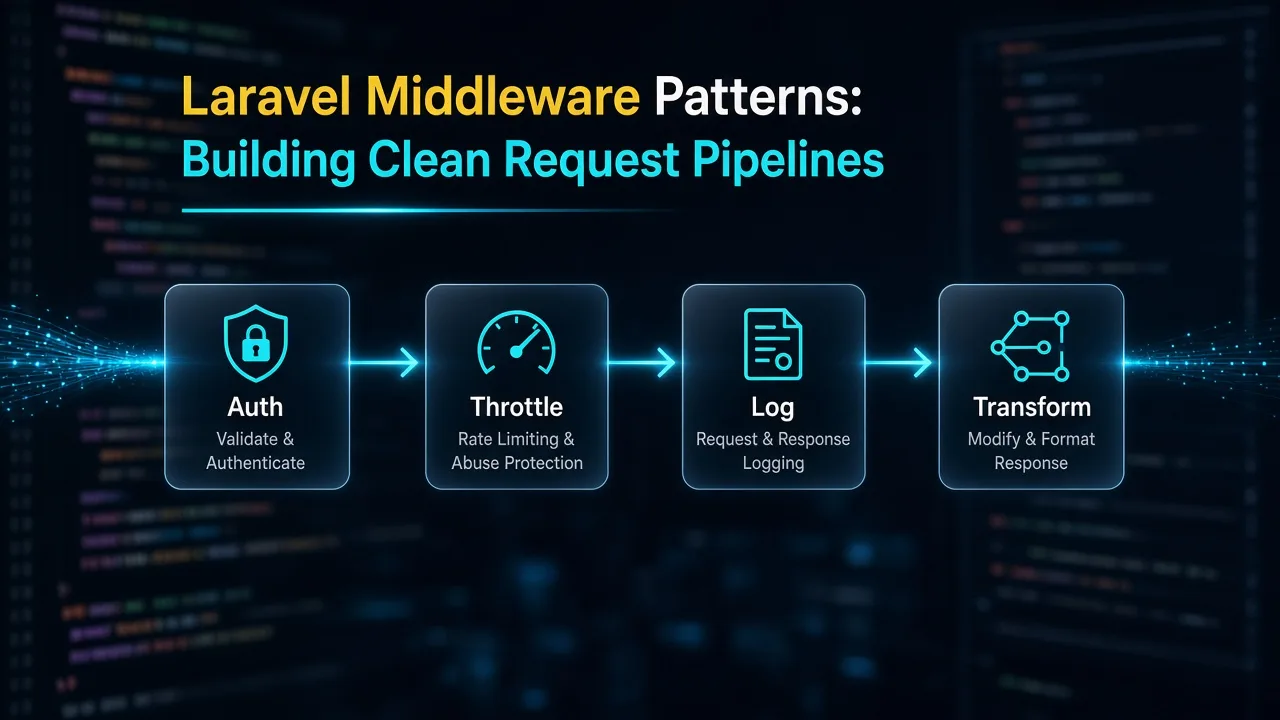Laravel Middleware Patterns: Building Clean Request Pipelines